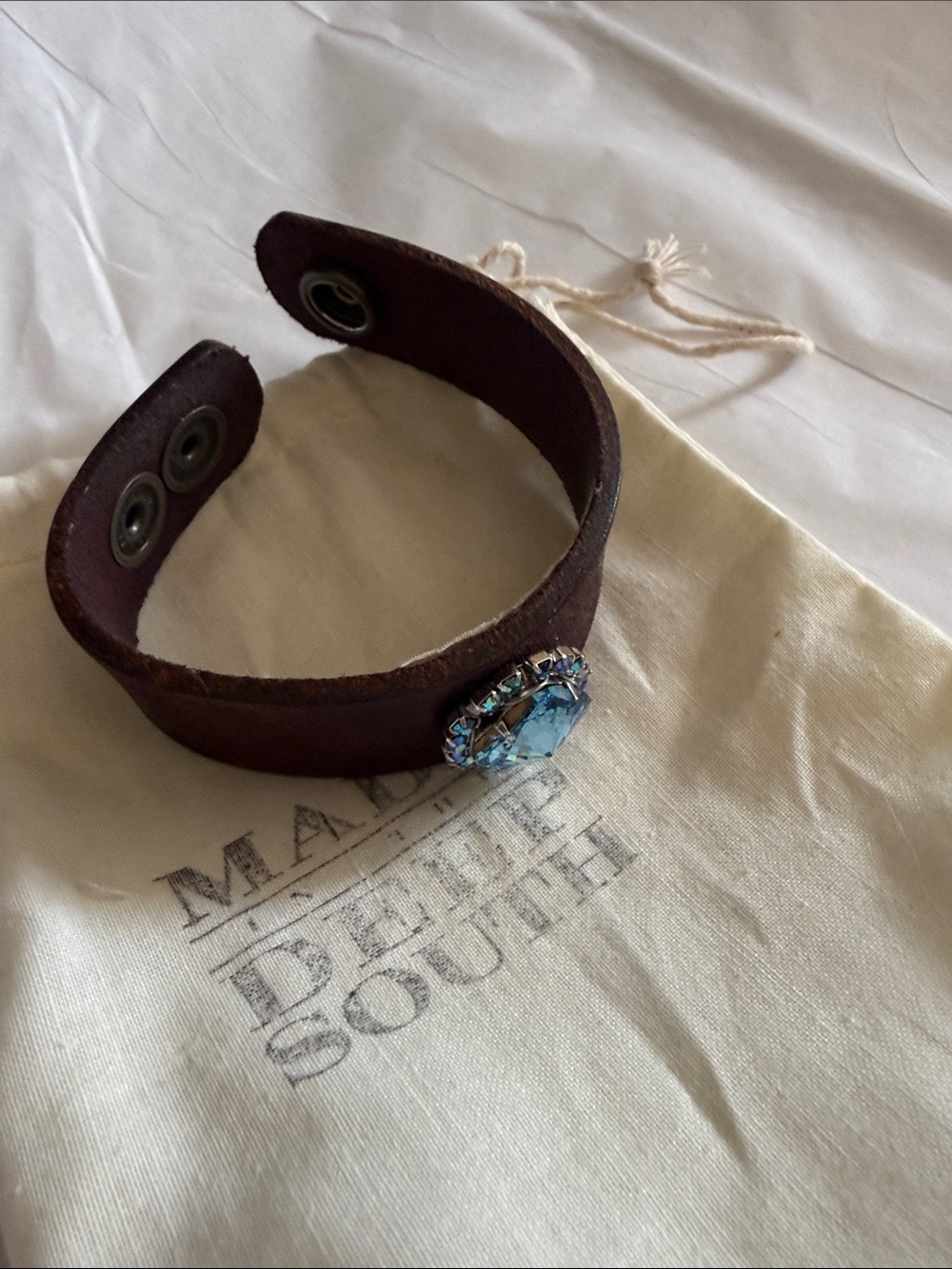 Deep South Leather Bracelet - Picture 7 of 11